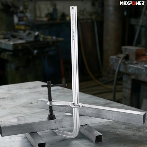 MAXPOWER 24-inch Heavy Duty F Clamp, 5-1/2" Throat, 3450 Lbs. Clamping - size: 24"