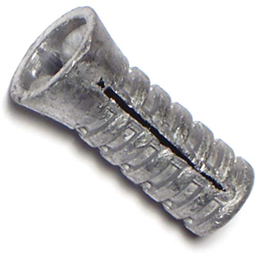 Hard-to-Find Fastener Lead Wood Screw Anchors, Durable & Secure Wood Anchors for Screws for Home Improvement, DIY, Construction, 16-18" x 1", Pack of 100 - size: 16-18" x 1"