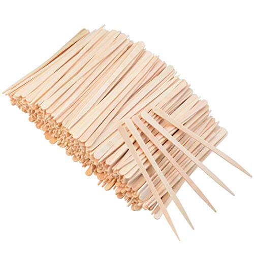 1200 Pack Wooden Waxing Sticks, Small Wax Spatulas Applicator Sticks