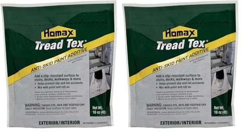 Homax Anti-Skid Paint Additive, 16 oz, Tread-Tex (Pack of 2) - size: 1 Count (Pack of 2)