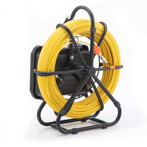 VEVOR Sewer Inspection Camera, 300 ft/91.5 m, 9" Pipeline Camera w/DVR & 512Hz Locator, IP68 Waterproof, 12 LEDs, 16 GB SD Card for Sewer, Drain & Duct Pipe Plumbing - size: 300ft/91.5m, style: 9" Screen with 512Hz Locator