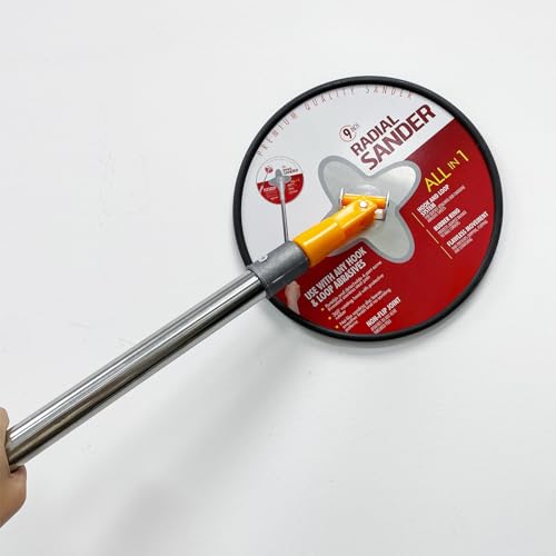 Drywall Sander 9 Inch Radial Round Sander Paper 30pcs - size: 9'' Drywall Sander B Set
