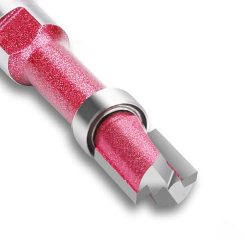 2-Flute Top Bearing Flush Trim Bit 1/4" Shank 3/16" Dia 1/4" Cut Length - size: 3/16"Dia x 1/4" x 1/4"Sh, style: Top Bearing