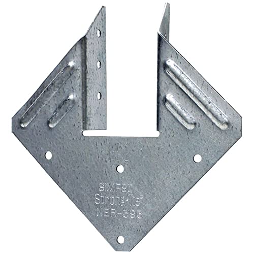 Simpson Strong-Tie H1Z Hurricane Tie - ZMAX Galvanized 18-Gauge Alloy Steel Connector - size: 1 Each