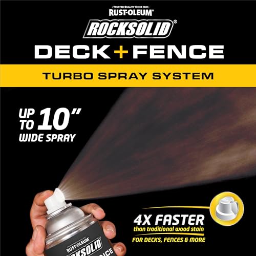 RockSolid Deck & Fence Black Walnut Protective Stain & Sealer - color: Black/Walnut, size: 23 oz Aerosol (Pack of 6)