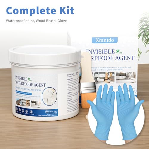 Invisible Waterproof Agent Transparent Repairing Leak Waterproof Adhesive for Roofs, Walls, Bathroom, Shower, Window Sills, Indoor & Outdoor Water Proof Coating 35 Oz - size: 35 OZ
