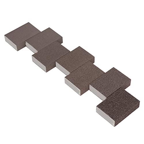 Sanding Sponges, Premium 7-Piece Multi-Grit Wet Dry Sanding Blocks for Wood Metal Plastic Furniture Repair, 36 to 220 Grit Foam Abrasive Kit