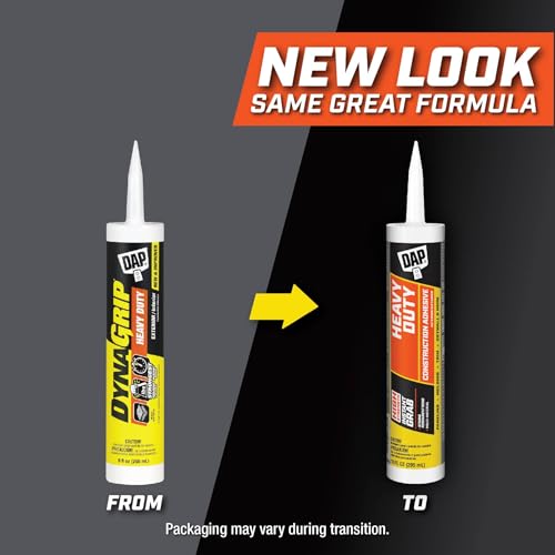 DAP Heavy Duty Construction Adhesive, Off-White, 28 oz (7079827510)
