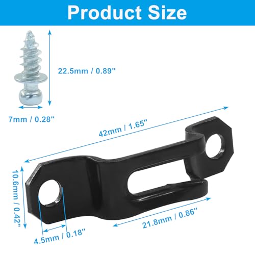 Black Concealed Connector, Half Pass Style, 20Pcs - style: Black-Half Pass