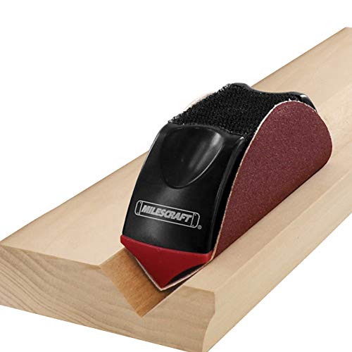 Milescraft 1620 SandPlane - Hand Sanding Tool for Intricate Surfaces, 5"