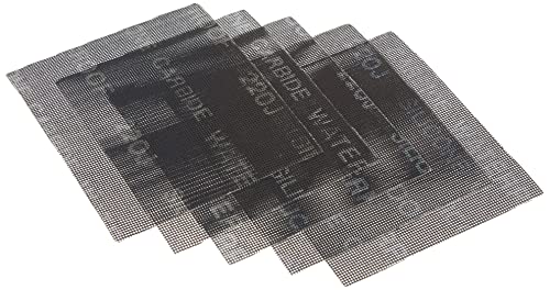 DEWALT DWAM4326 220 Grit Mesh Sheet (5 Sheets), 1/4" - size: 1/4", style: 220G, 5-Pack