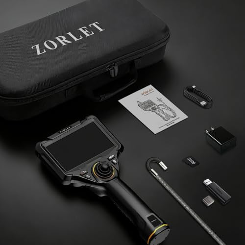 3.9mm 360° Articulating Borescope, 5" IPS