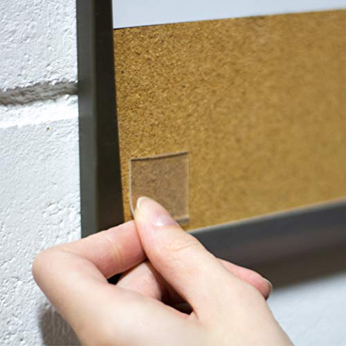Gorilla Tough & Clear Double Sided Tape Squares, 24 1" Pre-Cut Mounting Squares, Clear, (Pack of 2)