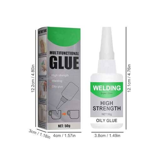 Extensivek Ex01 Glue,Welding High-Strength Oily Glue,Universal Super Glue Gel,Instant Bonding,Strong Adhesion (2PCS) - color: 2PCS