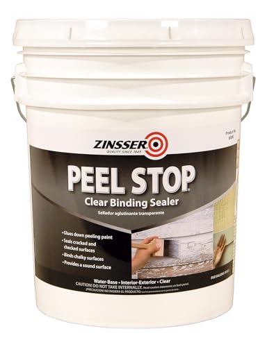 Zinsser 60000 Peel Stop Clear Binding Sealer & Primer, 5 Gallon - size: 640 Fl Oz (Pack of 1)