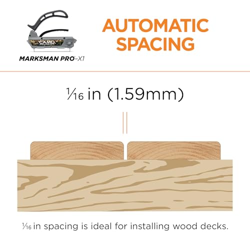 CAMO Marksman PRO-X1 Deck Board Tool and 1-7/8" Edge Screws KIT - style: Marksman Pro-X1 with Fasteners