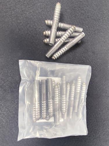Baltimore Hardware Hanger Bolts, 1/4-20 x 2, Durable Zinc-Coated Steel with Partial Thread Design for Secure Wood-to-Metal Connections, 20 Pack - Ideal for Various Projects - size: 1/4-20 x 2" Zinc