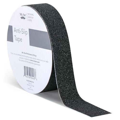 Mr. Pen Anti Slip Tape, 1 Inch x 20 Feet, Black, Non Skid Tape for Stairs - size: 1 Inch, 20 Feet