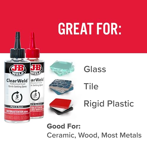 J-B Weld Pro Size ClearWeld 5 Minute Set Epoxy