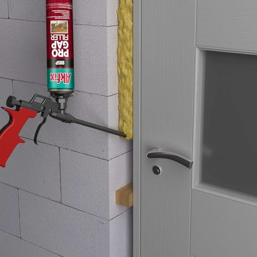 Akfix 805P PRO Gap Filler Expanding Foam Sealant (6x24 Oz.) - Insulating Foam Sealant, Low Expansion Foam for Sound & Heat Insulation, Window & Door | Gun Use, Gun NOT Included | 24 Oz. 6 Pack - size: Gap Filler Foam 24oz