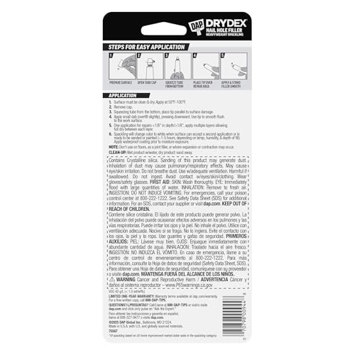 DAP DryDex Dry Time Indicator Spackling, Pink/White, 1 oz (7079800944)