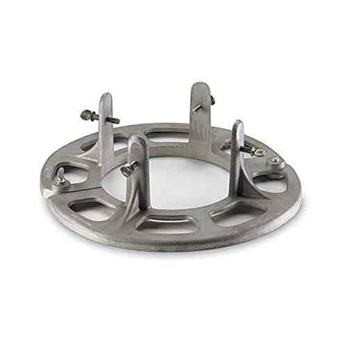 Talboys 716 Aluminum Cylinder Bench Clamp with Safety Message Strap and Chain, 3.25" Length x 5.25" Width x 6.5" Height, 4" to 14" Cylinder Holding Size - size: Bench Clamp, style: Safety Strap and Chain
