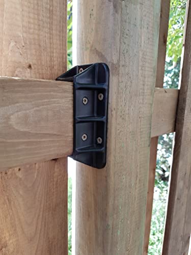 Privacy Fence Brackets for Standard 2x4 Wood Railings (1.5"x3.5") (48 Pack) - style: Privacy Brackets (48)