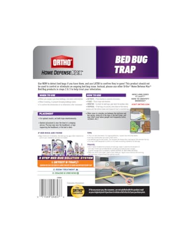 Ortho Home Defense Max Bed Bug Trap, 2 Traps - color: Bed Bug Trap