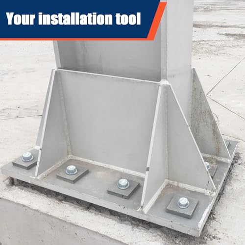 Tandefio 40 Pack 5/8 x 6 Concrete Anchors and Screw Kits Galvanized - size: 5/8" X 6"