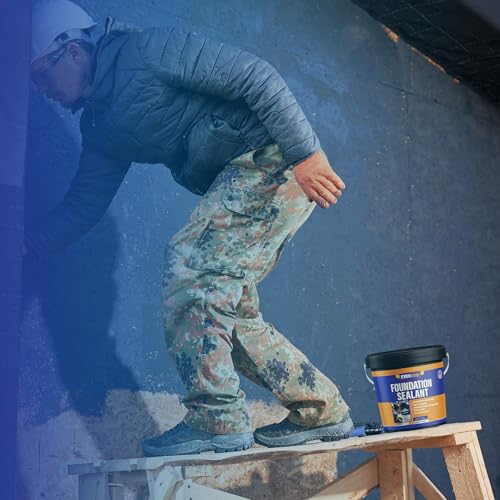 Liquid Rubber Waterproof Sealant - Rubber Paint - All Surface Leak Repair Indoor and Outdoor Flexible Roof Sealant, Water-Based, Easy to Apply, Original Black, 1 Gallon