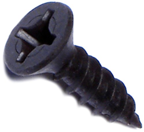 Hard-to-Find Fastener Phillips Flat Twinfast Wood Screws, Black Phosphate, Durable & Secure Indoor Wood Screws for Cabinets, Home Improvement, DIY, Construction, Interior Renovations, #10 x 3/4" - size: #10 x 3/4" Pack of 100