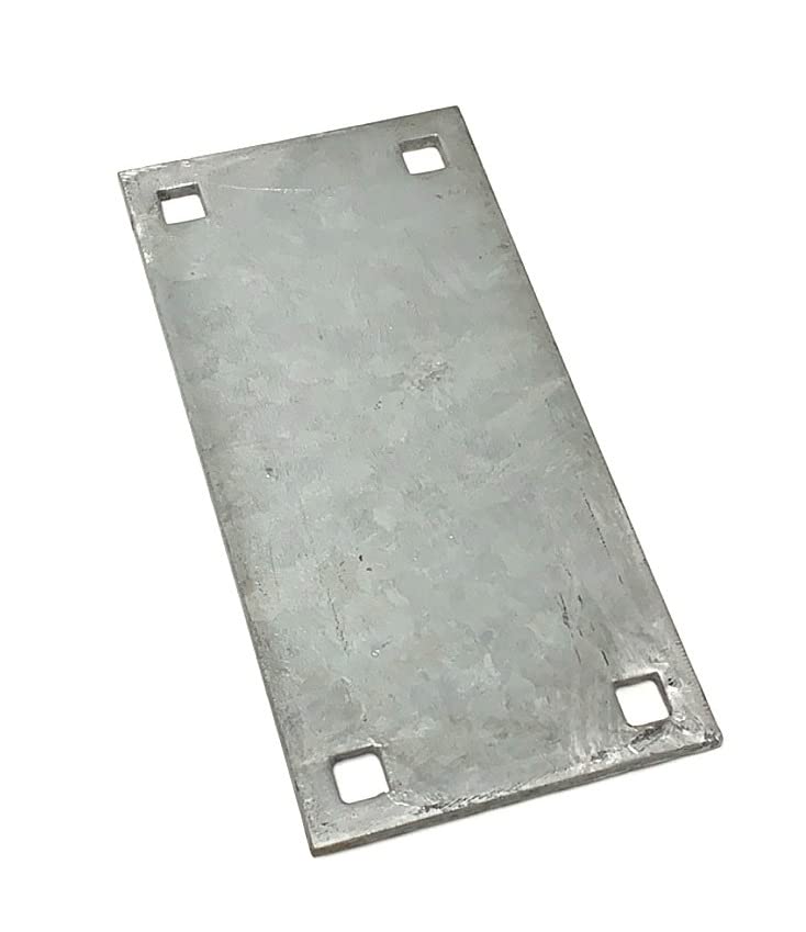 5" x 10" Galvanized Backer Plate DH PHB510