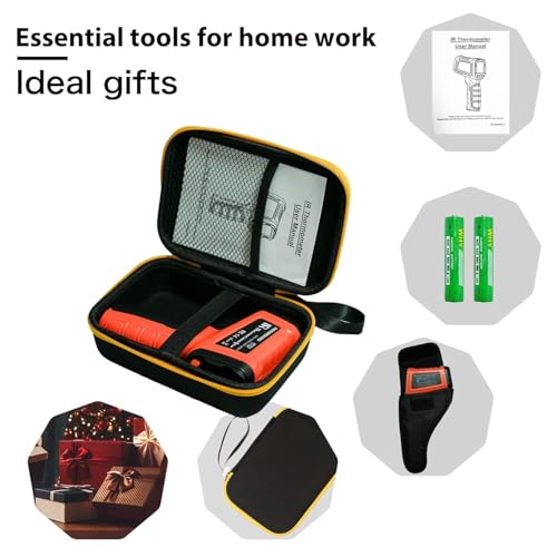 58°F to 1796°F Infrared Thermometer Gun,Professional 50:1 - color: Orange/-58°F to 1796°F