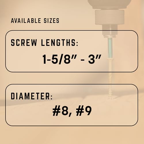 GRK Fasteners Deck Elite #9 x 1-5/8 Inch Decking Screws, 1080 PCS, Corrosion Resistant Coating, Outdoor Fencing, Railing, and Deck Fasteners, Fast Bite Tip, Star Drive Recess, T-25 Bit Included, Tan