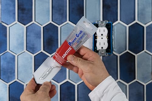 Loctite Power Grab Ultimate Crystal Clear Construction Adhesive, 2.7 fl oz Tube, 6 Pack - Versatile Construction Glue for Glass, Wood, Metal & More - size: 6 Pack