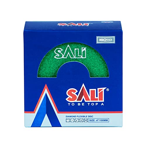 Sali 10 Pack Diamond Polishing Pads 4 Inch Wet Granite Stone Polish Pad Kit for Drill, Grinder, Polisher Polishing Pad for Concrete Marble Stone Countertop Quartz 50 Grit - style: Grit 50