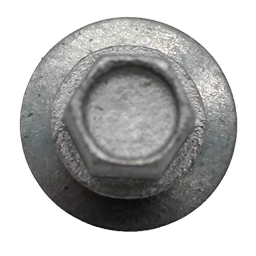 14 x 2-1/2" NO Paint Metal Roofing Screws - Hex Washer Head- Self-Starting/Tapping - EPDM Washer. 1 x 250 Count Bag - 250 Screws - color: NO PAINT, size: 2-1/2"