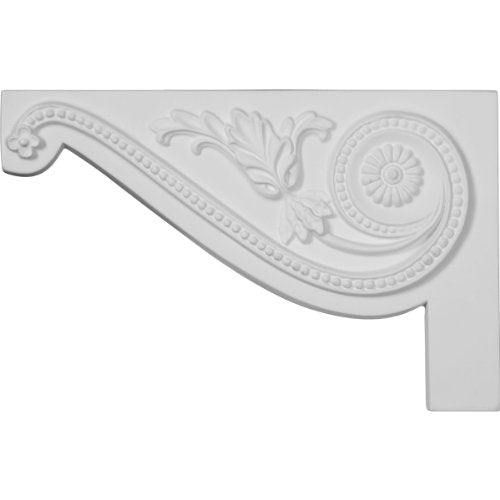 Ekena Millwork SB11X07PE-L Large Pearl, Left Stair Brackets, 11"W x 7"H x 5/8"D, Primed