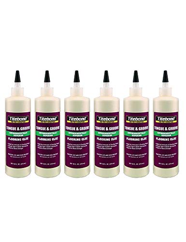 Titebond Tongue & Groove Flooring Glue #2104 (6 bottles) by Unknown