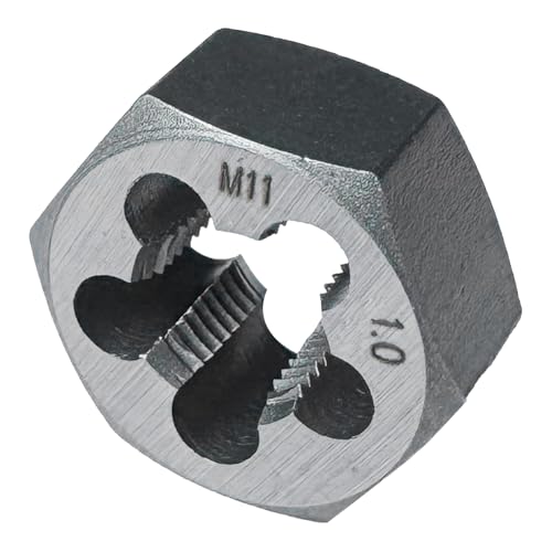 M11 x 1 Hex Die Rethreading Die Thread Die Carton Steel For Right Hand - size: M11 x 1mm