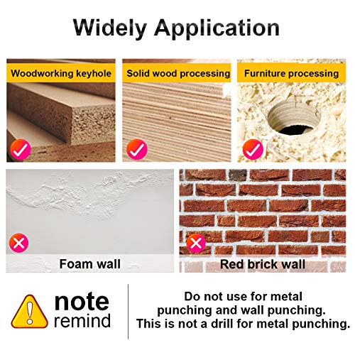 4pcs Wood Plug Hole Titanium Coated Cutter Drill Bits Set 1/4" 3/8" 1/2" 5/8" Cutting Dowel Power Woodworking Cork Hole Saw Tool Round Wood Plug Tenon Drill Bit Set