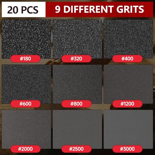Shinboc 20 PCS 3 Inch Sanding Sponge 600 Grit, Hook and Loop Sanding Disc - style: 600 Grit