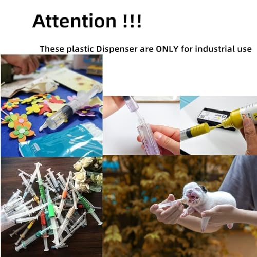 25 Pack 1ml, 3ml, 5ml, 10ml, 20ml Glue Dispenser, 30ml Glue Bottle, 14ga, 16ga, 18ga, 20ga, 22ga Dispensing Accessories and Caps, Measuring and Refilling - size: 25 Pack With Glue Bottle