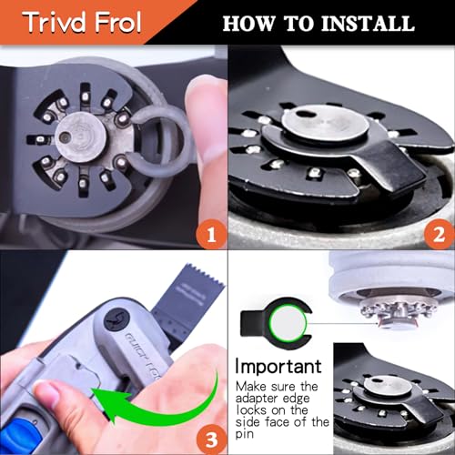 Trivd Frol 20 PCS Japanese Tooth Oscillating Saw Blades - size: 20 PCS 34MM Japanese Tooth