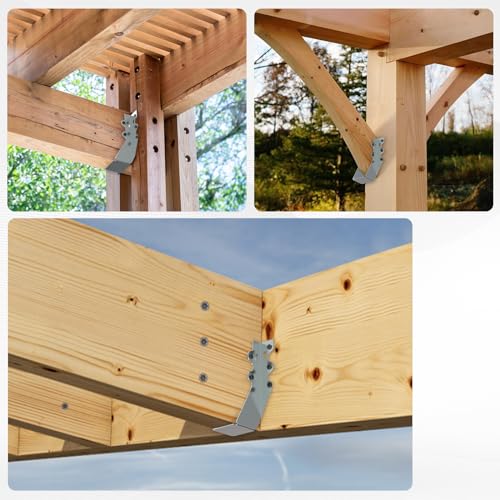 25 pcs 2x6 Joist Hanger,LU26 18 Gauge Double Shear Face Mount Joist Hanger,Hurricane Ties for Rafters Tie Brackets Great for Floor Deck and Ceiling Joists - size: 25Pcs 2x6, style: Silver
