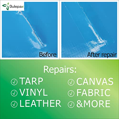 Dulepax-Tent Repair Tape,Awning Repair Tape,Boat Covers Repair,RV Covers Repair Kit,Tarp Repair,Canvas Pctch Kit,Sail Tape Etc...1 Roll of 30FT x 2.9" - size: 30 ft x 2.9"