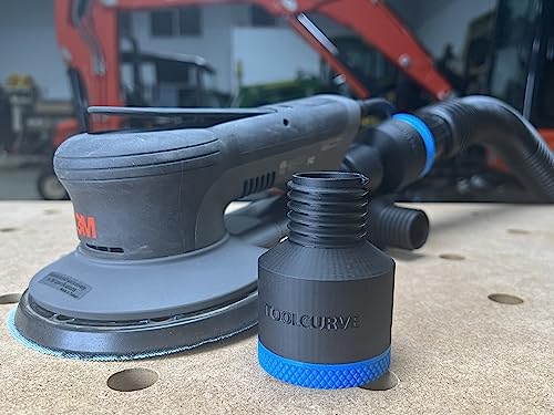 ToolCurve's Hose Adapter Compatible with 3m Xtract Sander (1-7/8" Hose) - size: 1-7/8" Hose