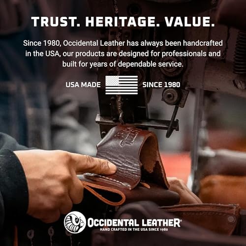 Occidental Leather Adjust-to-Fit Finisher Tool Belt Set - 23 Pockets & Tool Holders - Made in USA