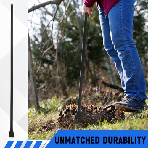 60" (5ft) Chisel Digging Bar 13Lb (6.2kg) Pencil Point Wrecking Pry Road Bar Post Hole Diggers for Digging Prying of Dirt and Large Rocks - color: Black, size: 60 Inch, style: Pencil Point