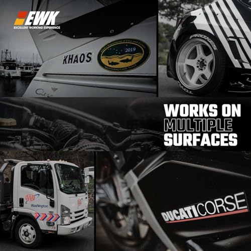 EWK Adhesive Eraser Wheel for Grinder, Hollow Serrated Decal Remover, Automotive Paint-Safe, Vinyl & Pinstripe Removal for Cars, Boats & Motorcycles - style: Hollow Serrated